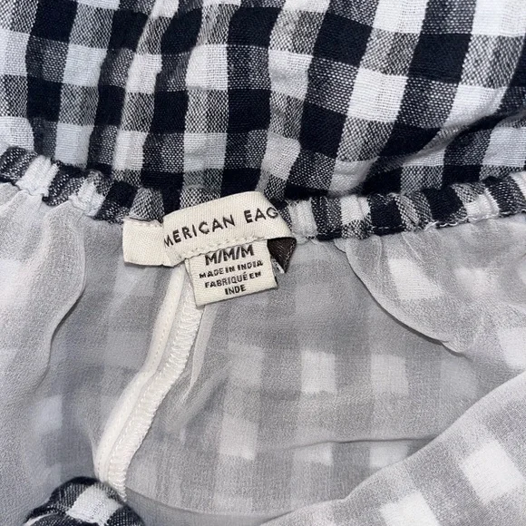 AMERICAN EAGLE GINGHAM DRESS - Picture 3 of 3